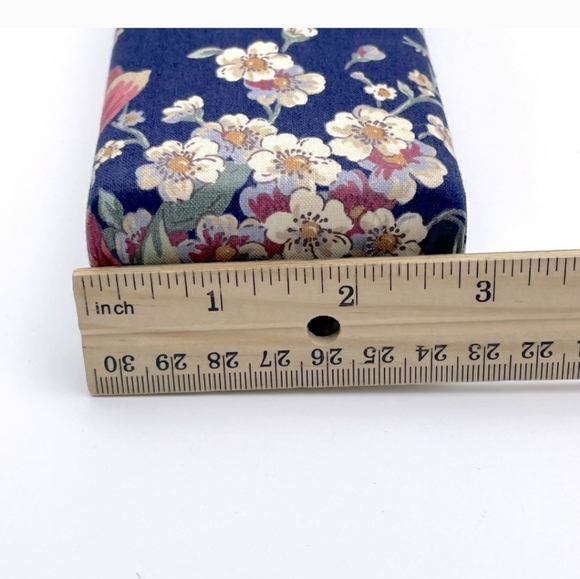 Vintage Floral Jewelry Box - Blue and Cream - Picture 3 of 11